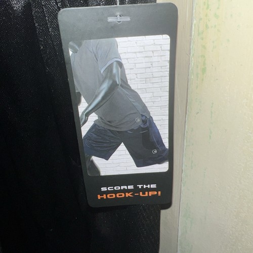 And1 Basketball Gym Court Shorts Adjustable Waist MEDIUM 11 In Inseam Black - Picture 5 of 8