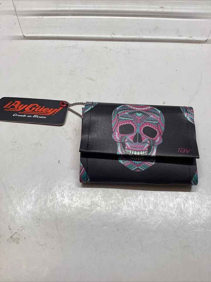 Ay Guey Mens Skull Wallet Card Holder - Image 2 of 4