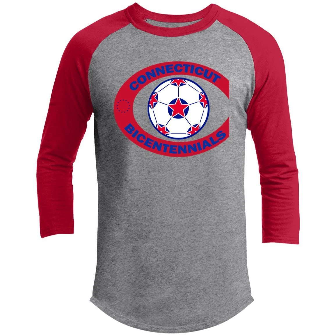 Connecticut Bicentennials Raglan Shirt Franchise NASL Soccer