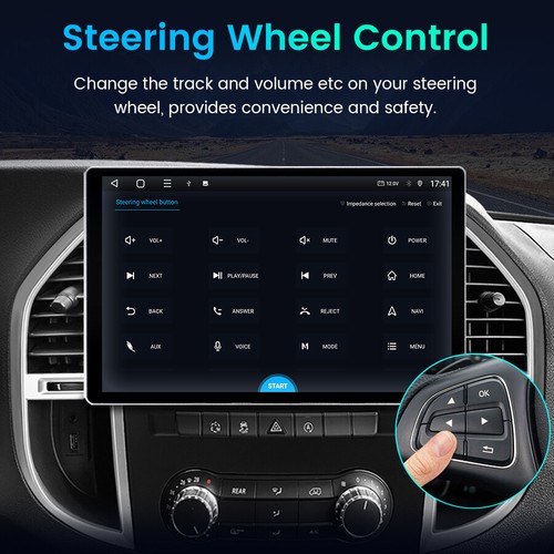 13.1" Android 13 Autoradio GPS SAT NAV DAB Carplay Für Mercedes Benz Vito 3 W447 - Bild 6 von 15