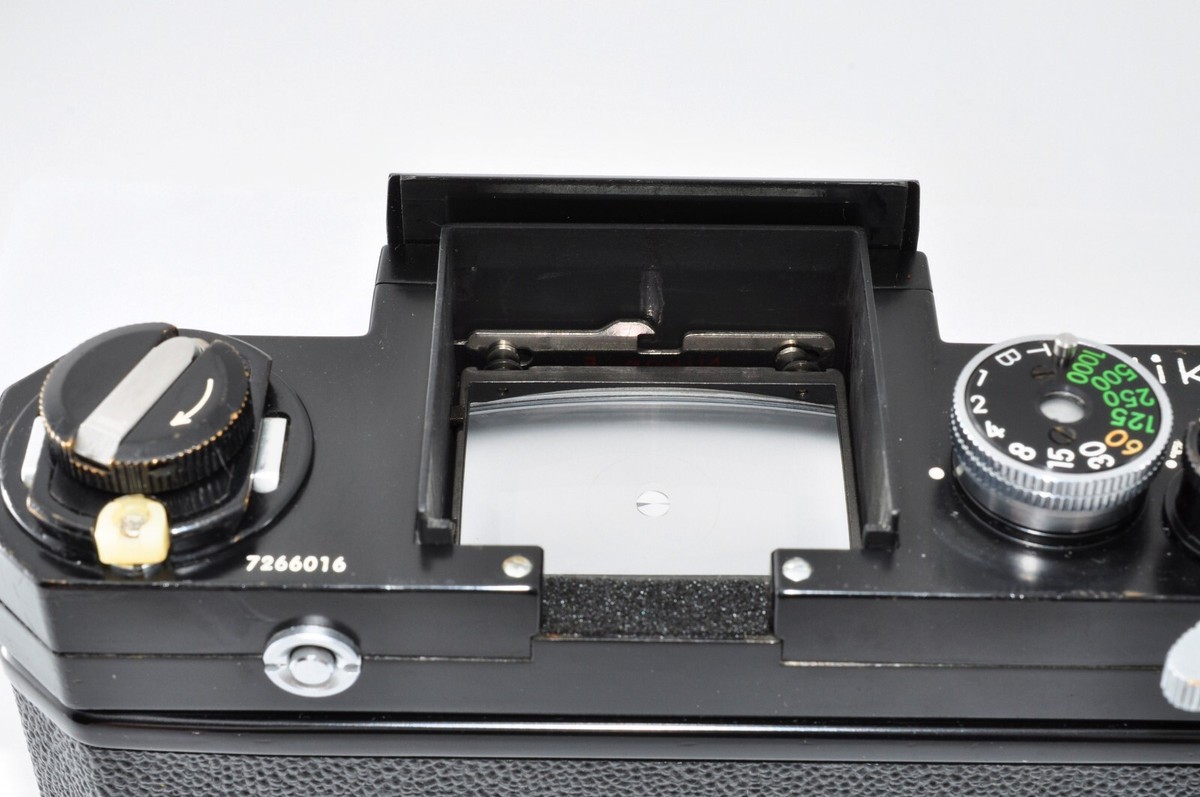 Nikon F Eye Level Silver Near Mint Vintage SLR 35mm Film Camera S