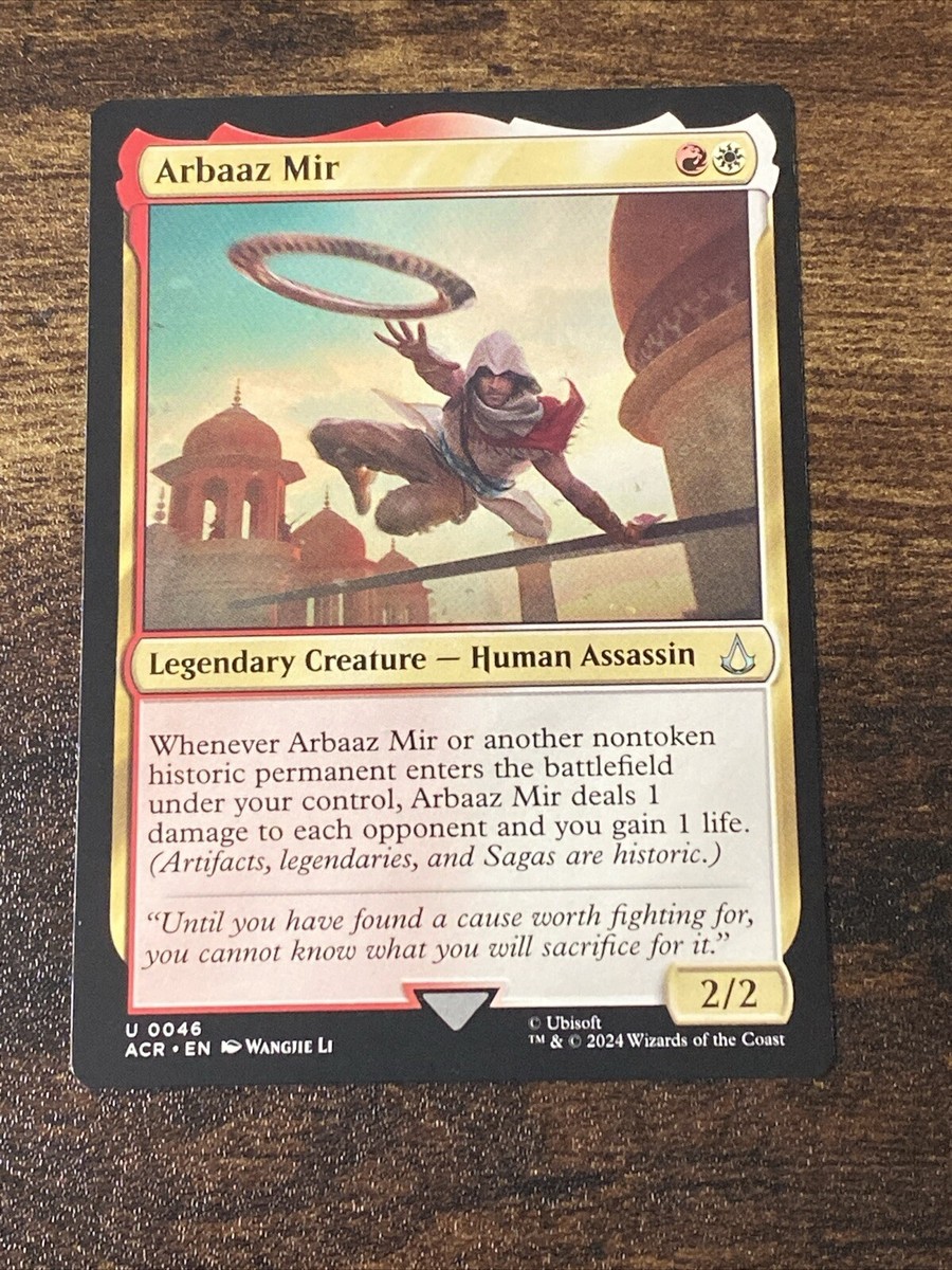 Arbaaz Mir 0046 Assassins Creed Universes Beyond MTG Magic S2045*