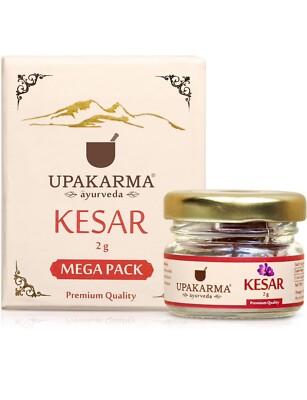 UPAKARMA Pure, Natural and Finest Grade Kashmiri Kesar/Saffron-Pack Of 2 Grams