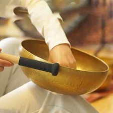 Tibetan Sound Bronze Bowl Singing Bowls Sound Healing Set Cushion Stick Handmade