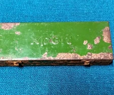 Vintage Xpert Socket Set 90105 BOX ONLY* Green Quality Steel 9.5x3.5