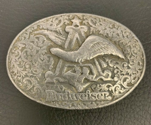 Rare belt buckle Vintage 1993 Budweiser 