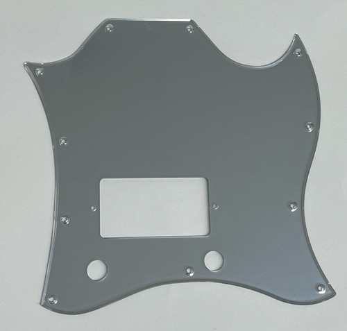 Guitar Pickguard For Gibson SG Standard Single Humbucker,1 Ply Silver Mirror - 第 1/7 張圖片