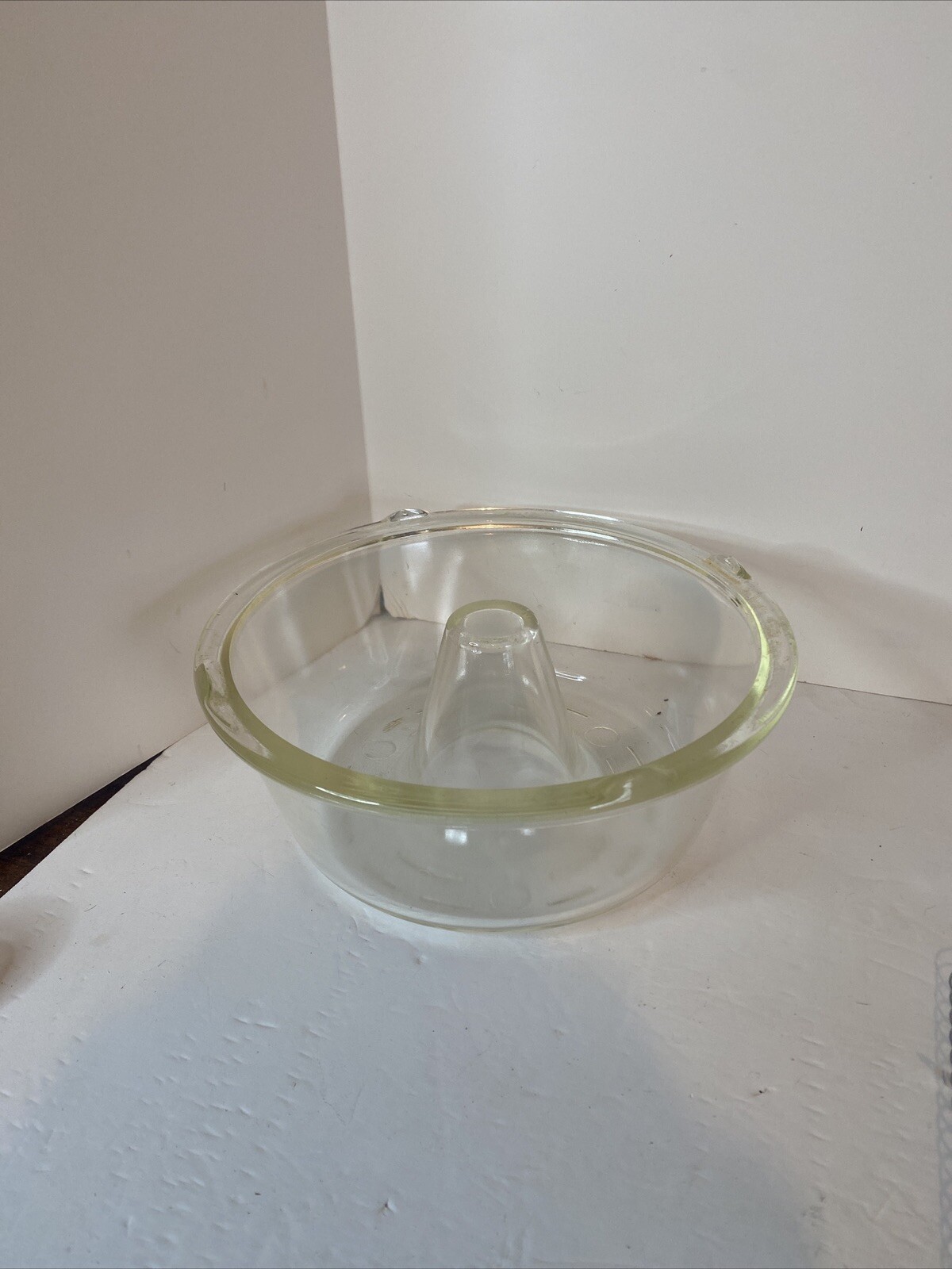 1930s Glasbake Clear Depressioned Pattern Angel Food Bundt Cake Pan eBay