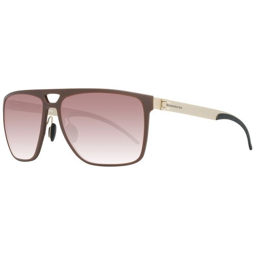 Mercedes Benz Brown Metal Sunglasses - 第 1/1 張圖片