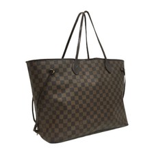 Used LOUIS VUITTON Damier Ebene Neverfull GM Tote Bag N51106 LV Auth Used VG