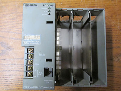 Modicon PC-0085-103 Programmable Controller 24VDC 1.8A Input 115VAC