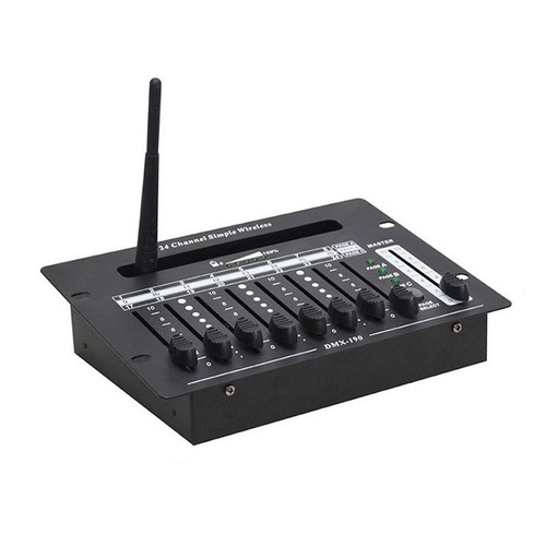 24 channel 2.4G wireless dmx controller battery console for dj stage light - Picture 2 of 6