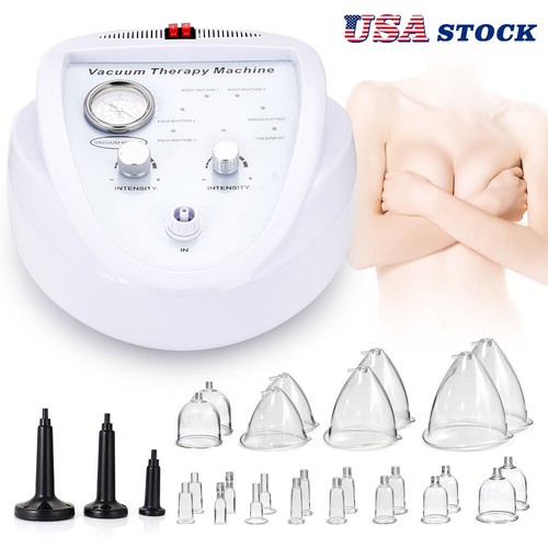 120ML Breast Enlarge Butt Tighten Machine Pump Vacuum Suction Sculpt Massager US