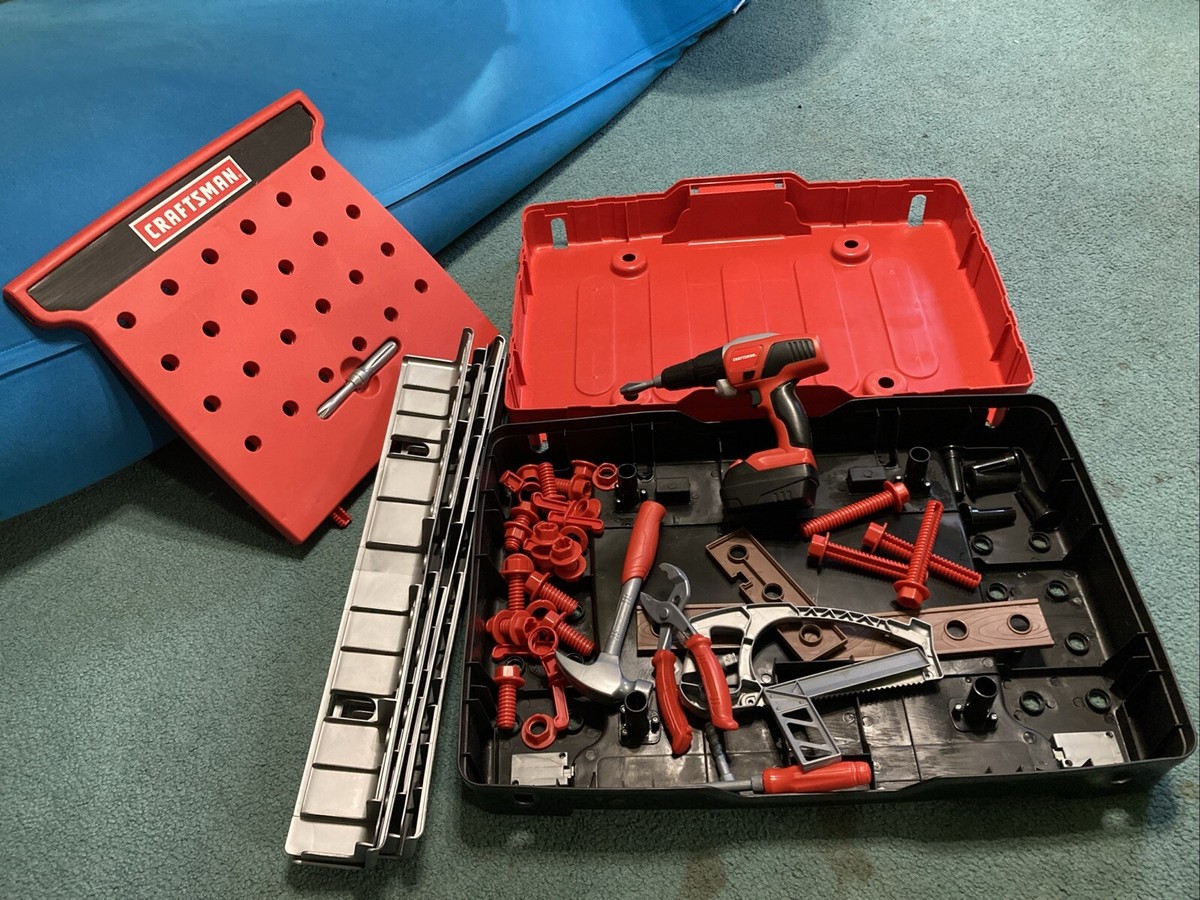 Craftsman Kid's Toy Work Bench and Tool Set - 54 Pieces