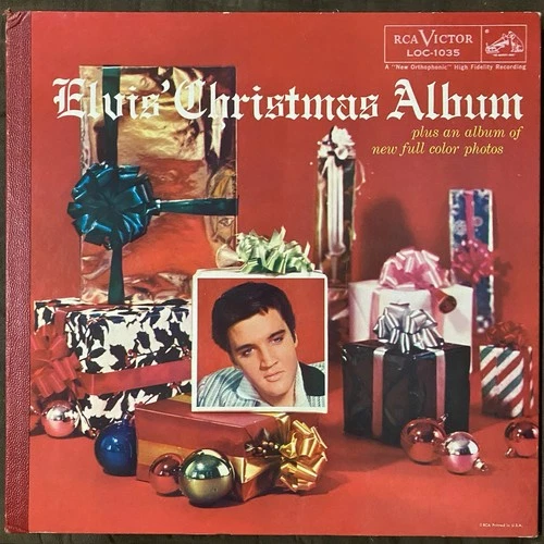 ELVIS PRESLEY Christmas Album -1957 First Press RCA LP w/ Booklet - STUNNING EX+