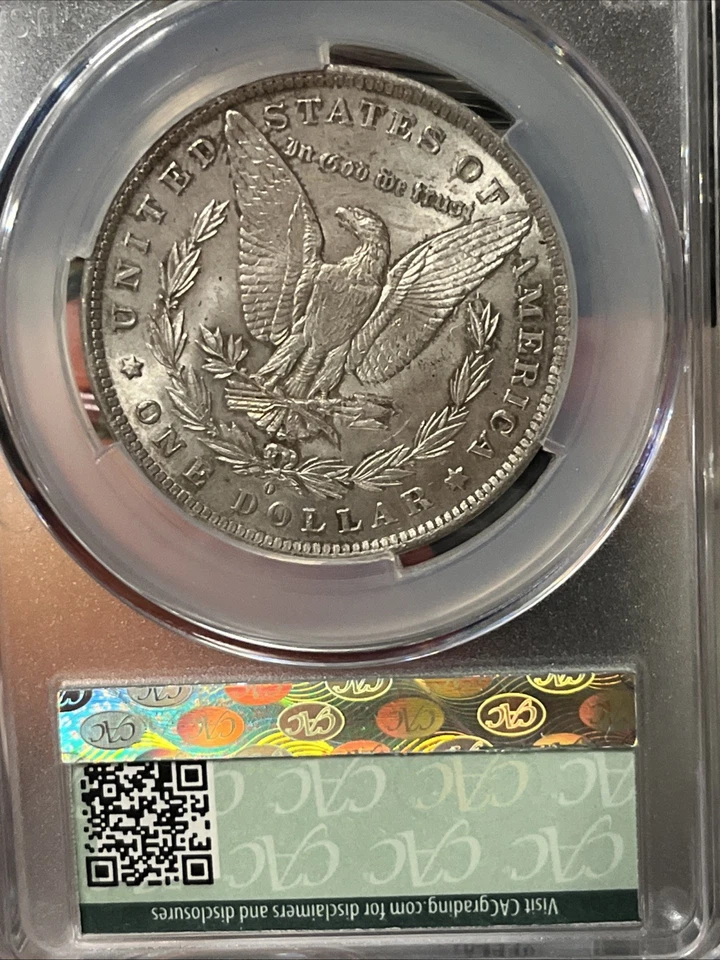 1884-O Morgan Silver Dol MS64 CAC SLOT O RARE THIS NICE - Image 2 of 3