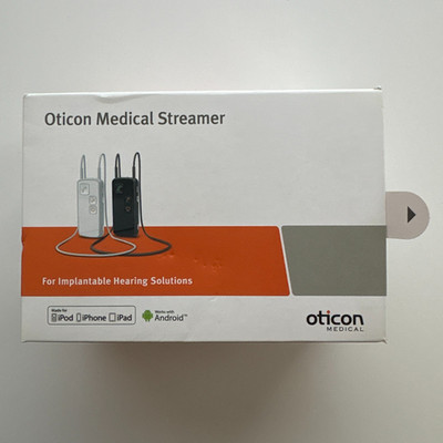 Oticon Medical Streamer BL Hearing Solutions (black) NEW OPEN BOX 5707131293978