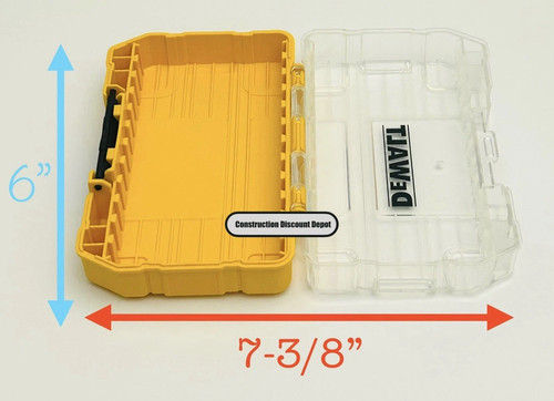 DEWALT TOUGH CASE SM BIT SPITZE AUFBEWAHRUNG ORGANIZER STAPELBAR INEINANDERGREIFEND LEER NEU - Bild 3 von 3
