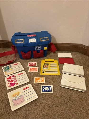 Vtg Fisher Price Mail Bag Mail Carrier Post Office Satchel 1997