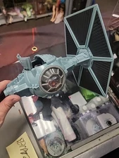 1995 Kenner Star Wars POTF Imperial TIE Fighter 3.75" w/ Pilot  Vehicle PARTS