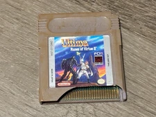 Ultima Runes of Virtue II Nintendo Game Boy Tested Battery Saves Authentic