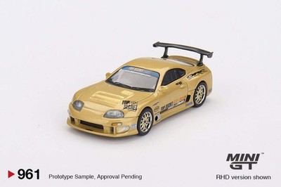 「Chase」1/64 MINI GT Toyota Supra (A80) Mini GT Toyota Supra (A80) Top Secret GT-300 – Top Secret Gold