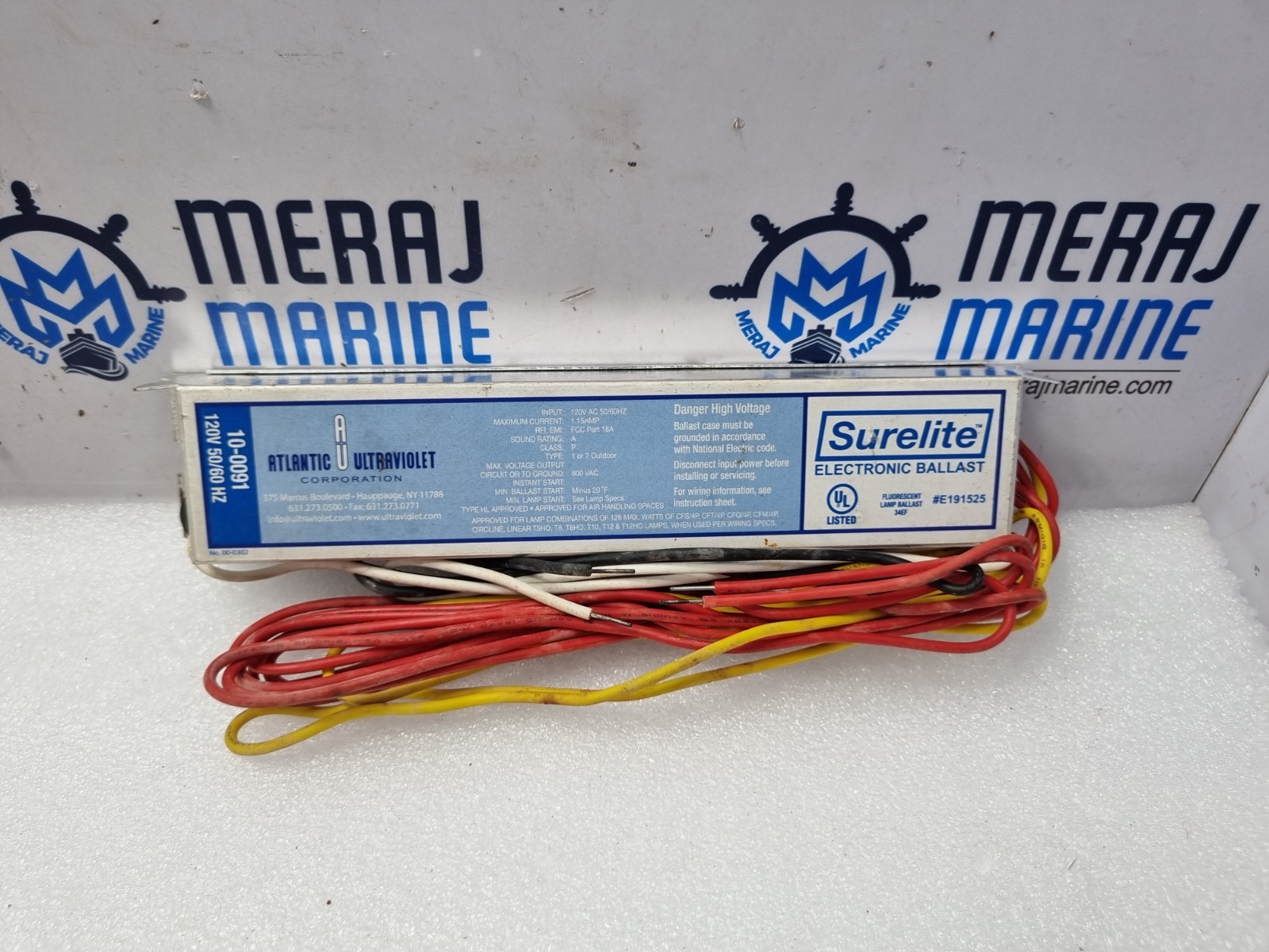 Balasto Electrónico Surelite Atlantic 10-0091 120V 50/60Hz 1.15A