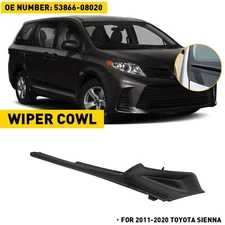 For 2011-2020 Toyota Sienna Right Fender To Windshield Wiper Cowl/Hood Side Seal