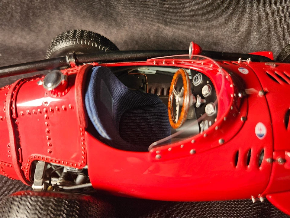 CMC 1957 Maserati 250F 1:18 Scale Red Inv. #5177 - Image 3 of 4