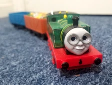 Thomas & Friends Trackmaster Motorized Train Whiff & Cargo Cars & Cargo COMPLETE