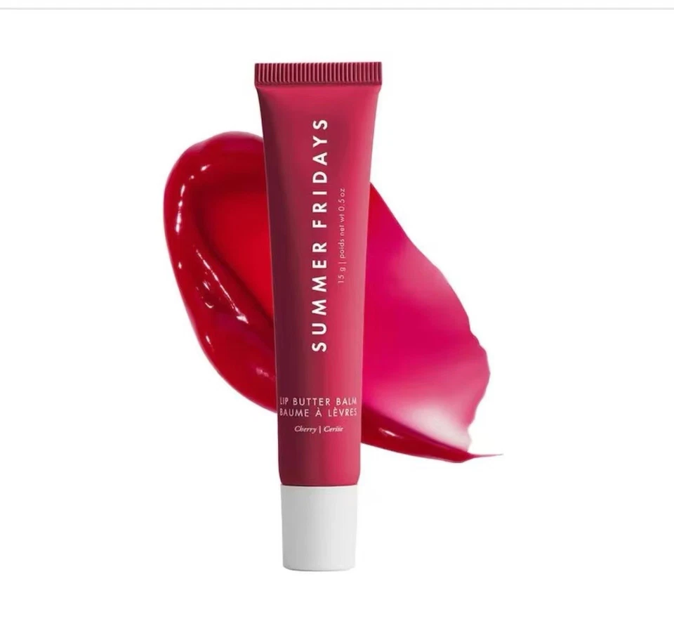 AS SOWN Summer Fridays Lip Butter Balm New With Sealed Box 0.5 oz/15g Hydration Shine UK