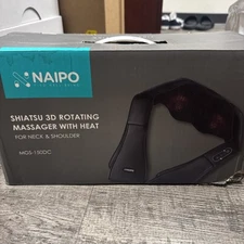 Naipo MGS-150DC Shoulder & Neck Massager with Shiatsu Kneading Massage and Heat