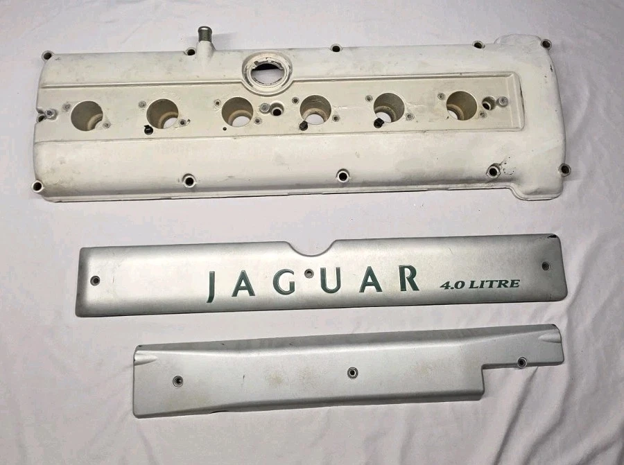 Cubierta de válvula de motor OEM Jaguar XJ6 XJR XJS 1995-1997 4,0 L con bobinas y cubierta de riel Foto 2 de 4
