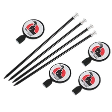 New Delta McKenzie 3D Archery Shooting Stakes (set of 10), Orange