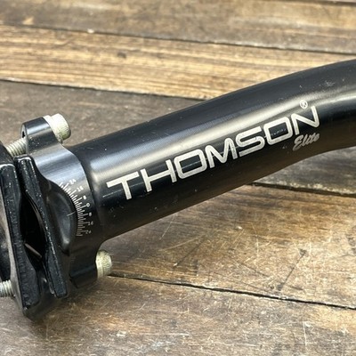 Thomson Elite Bicycle Seatpost 31.6mm X 410mm Setback Black Made