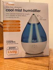 Crane Filter-free Ultrasonic Cool Mist Humidifier - Blue/White