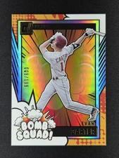 Evan Carter 2024 Donruss Bomb Squad Gold Foil 009/199 RC ROOKIE RANGERS