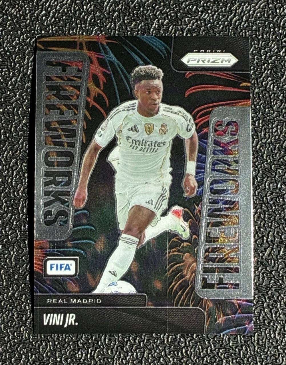 2025-26 Prizm FIFA Soccer Vinicius Júnior #15 Fireworks