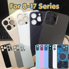 Back Glass Replacement For iPhone17 16 16e 15 14 13 12 11 With Metal Magnet Lot