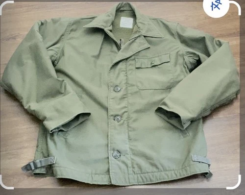 VTG U.S. Navy Military Cold Weather Jacket  Vietnam Era  8415-00-753-5612 Size M