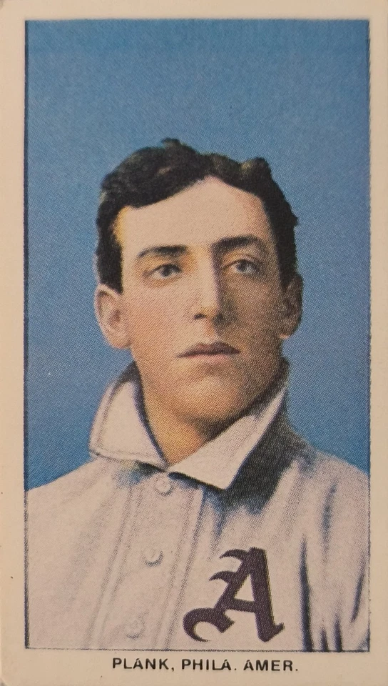 T206 1909 - 11 美国烟草公司白色边框 #NNO Eddie Plank — 第 2/2 张图片