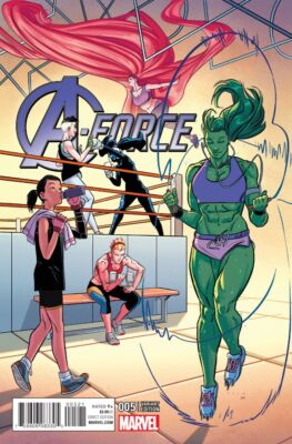A-Force (2016) #   5 Cover B 1:25 Variant (7.0-FVF)
