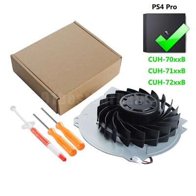 Internal Cooling Fan for Sony Playstation 4 Pro CUH-7016B CUH-7116B CUH-7216B
