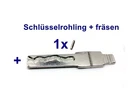 Replacement Key + Grinding Imitation Milling for Audi VW Skoda Seat HAA + Pin