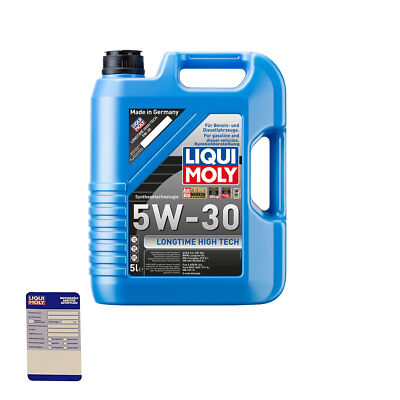 Liqui Moly 1137 Motoröl, Öl, Longtime High Tech 5 W-30 5L Kanister MERCEDES