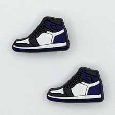 Fashion Sneakers Shoe Charms For Crocs Trainers Sneakers 2 piece