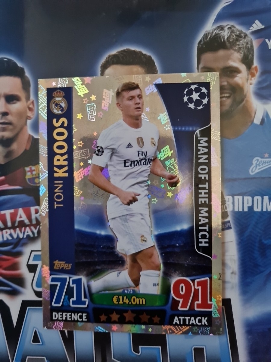 Match Attax 15/16 Champions League Man Of The Match Toni Kroos