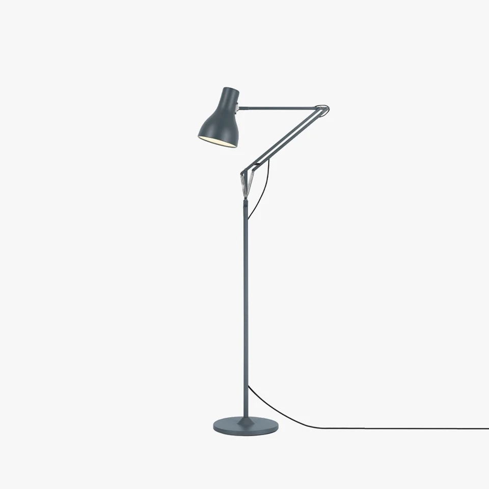 Floor Lamp Grey Adjustable Anglepoise Type 75 RRP £289 - Image 2 of 4