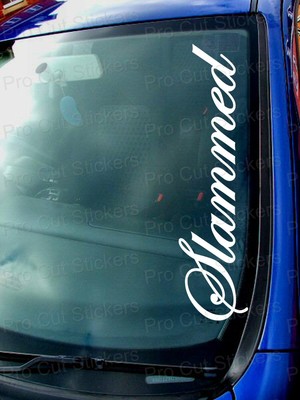 Limited Edition Vinyl Decal Sticker For Car, Van, Window, Bumper - JDM Euro VW Style - Glossy, UK Made