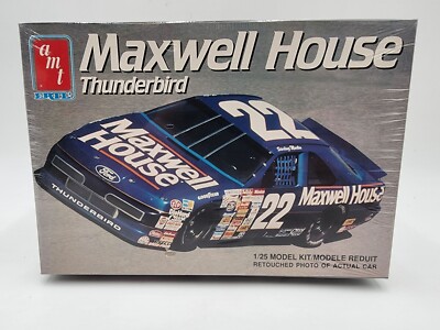 AMT Maxwell House Thunderbird #22 Sterling Martin Stock Car Model Kit #6457